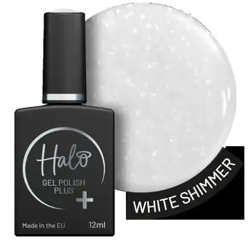 Halo Gel Polish Plus 12ml (White Shimmer)