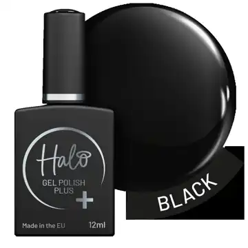 Halo Gel Polish Plus 12ml (Black)