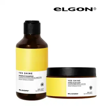Elgon Yes Shine Sparkle Shampoo & Extra Glow Mask 250ml Duo