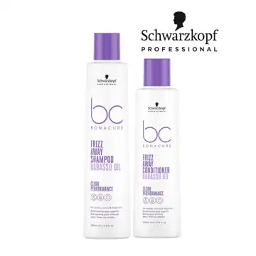 Schwarzkopf BC Frizz Away Babassu Oil Shampoo 250ml & Conditioner 200ml Duo