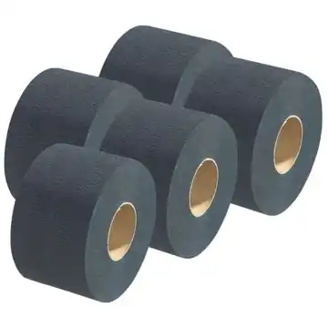 Barbury's Disposable Elastic Paper Neck Strips (5 x 100pcs) Black