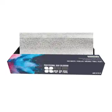 Procare Embossed Silver Ultra Wide Foil Pop Up Sheets 270mm x 300mm 250 Sheets