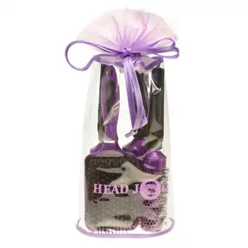 Hairtools Oval Purple Brush Set