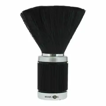Head Jog Black Rubber Grip Neck Brush